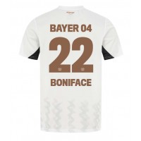 Dres Bayer Leverkusen Victor Boniface #22 Gostujuci 2024-25 Kratak Rukav